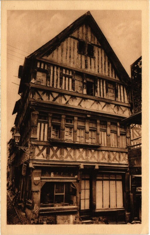 Carte postale ancienne Lisieux Rue de la Paix France à Lisieux