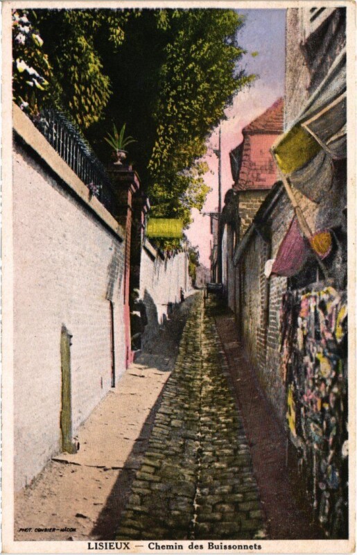Carte postale ancienne Lisieux Chemin des Buissonnets France à Lisieux