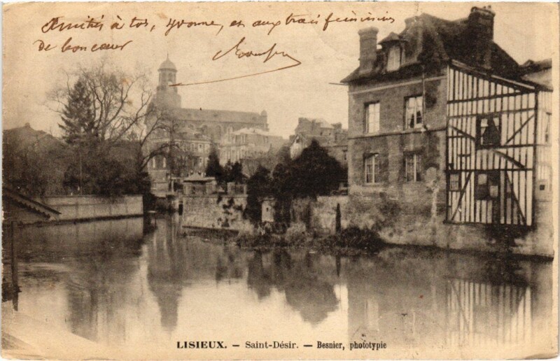 Carte postale ancienne Lisieux Saint-Desir France à Lisieux