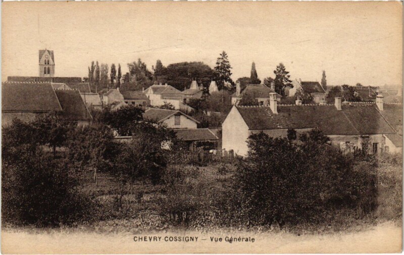 Carte postale ancienne Chevry-Cossigny Vue Generale à Chevry-Cossigny