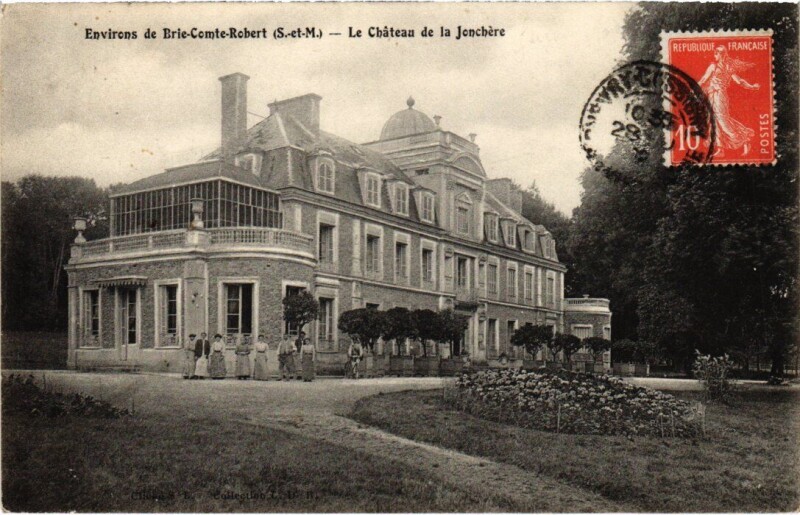 Carte postale ancienne Brie-Comte-Robert Environs - Le Chateau de la Jonchere à Brie-Comte-Robert