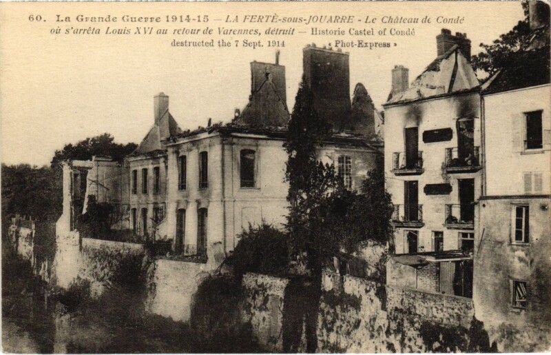 Carte postale ancienne La Ferte-Sous-Jouarre Le Chateau de Conde à Jouarre