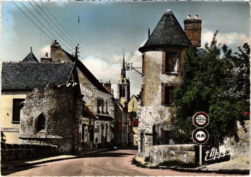 Carte postale ancienne Donnemarie-en-Montois Porte de Provins à Provins