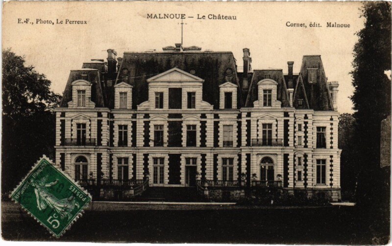 Carte postale ancienne Malnoue Le Chateau