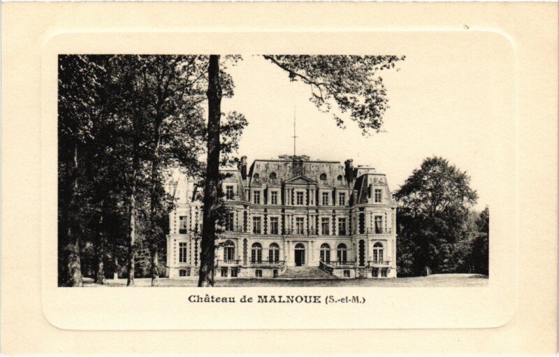 Carte postale ancienne Malnoue Chateau