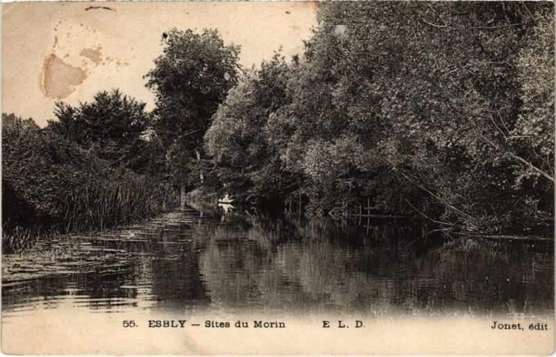 Carte postale ancienne Esbly Sites du Morin à Esbly