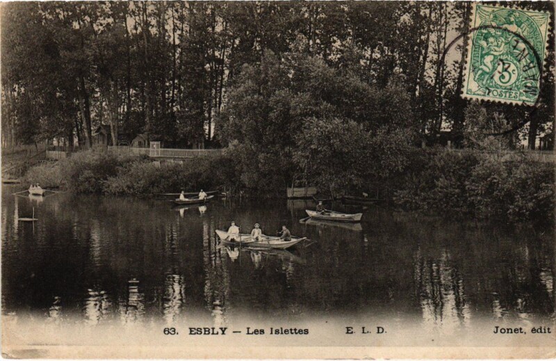 Carte postale ancienne Esbly Les Islettes à Esbly