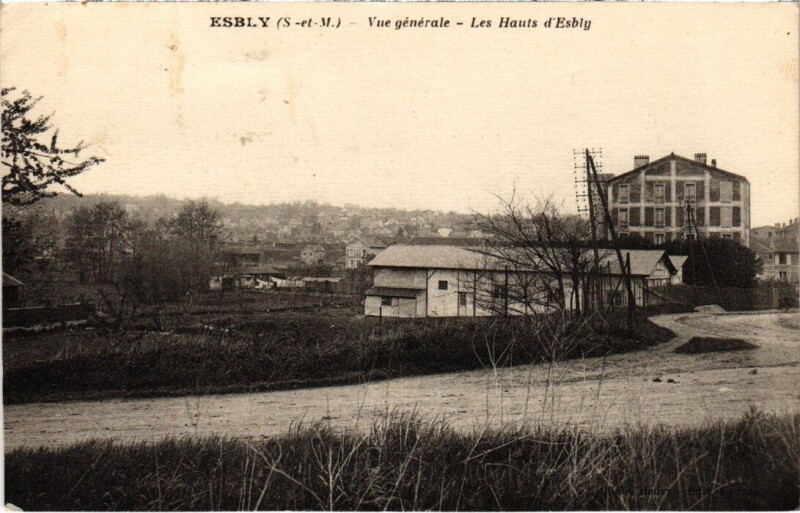 Carte postale ancienne Esbly Les Hauts d'Esbly - Vue Generale à Esbly