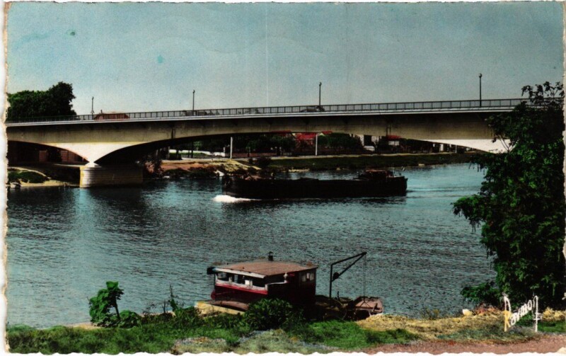 Carte postale ancienne Villeneuve Saint-Georges Le pont à Villeneuve-Saint-Georges