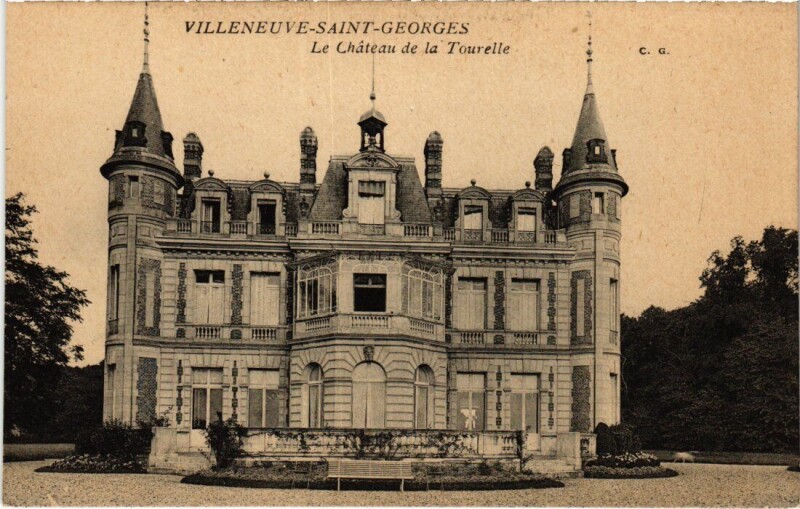 Carte postale ancienne Villeneuve Saint-Georges Le Chateau de la Tourelle à Villeneuve-Saint-Georges