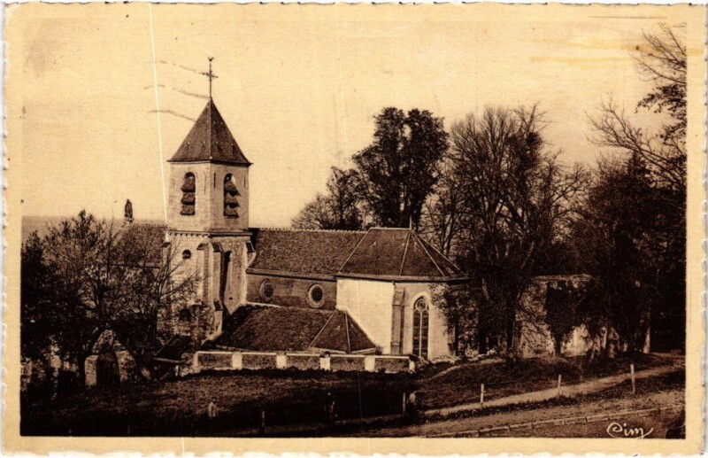 Carte postale ancienne Villeneuve Saint-Georges Eglise à Villeneuve-Saint-Georges
