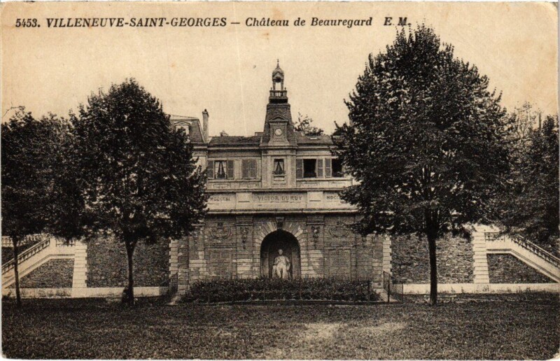 Carte postale ancienne Villeneuve Saint-Georges Chateau de Beauregard à Villeneuve-Saint-Georges