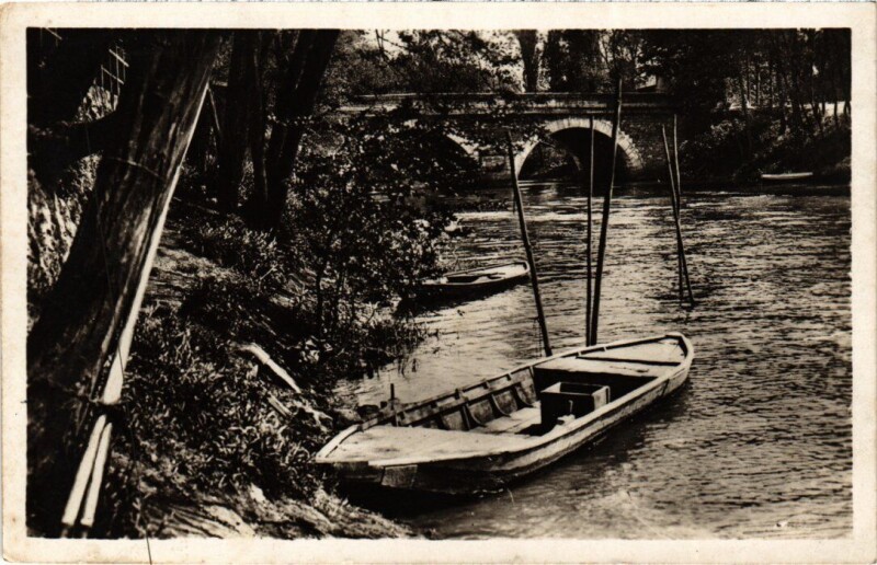 Carte postale ancienne Villeneuve Saint-Georges L'Yerres à Villeneuve-Saint-Georges