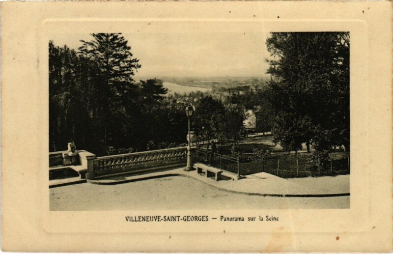 Carte postale ancienne Villeneuve Saint-Georges panorama à Villeneuve-Saint-Georges