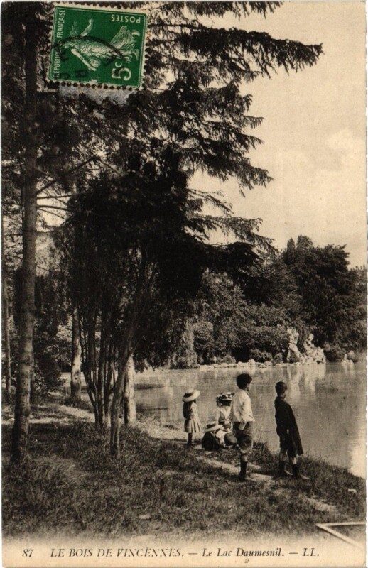 Carte postale ancienne Vincennes Lac Daumesnil à Vincennes