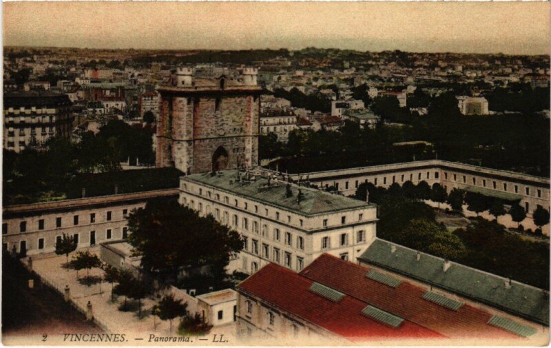 Carte postale ancienne Vincennes panorama à Vincennes