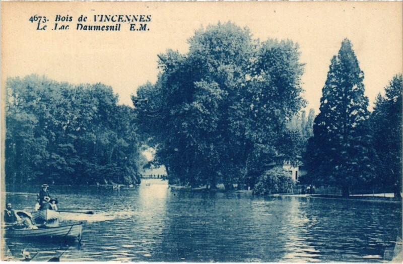 Carte postale ancienne Vincennes Lac Daumesnil à Vincennes