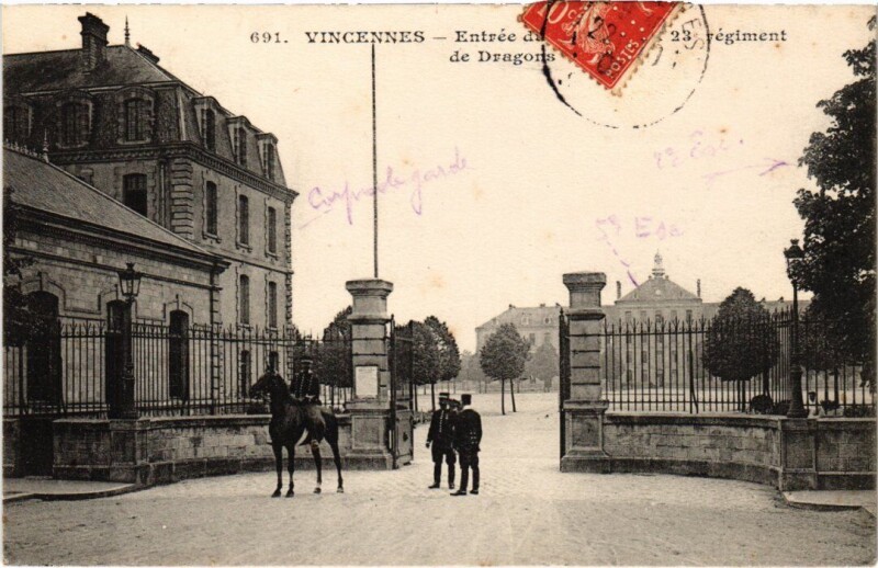 Carte postale ancienne Vincennes à Vincennes