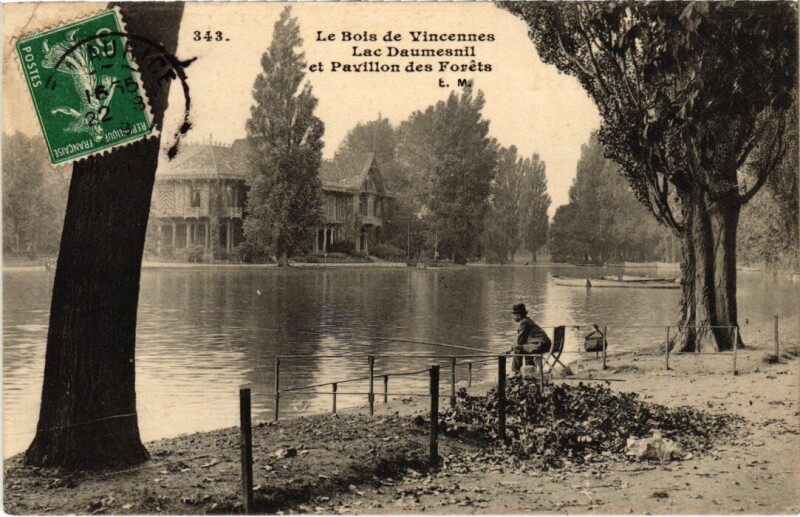 Carte postale ancienne Vincennes Lac Daumesnil à Vincennes