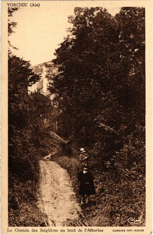 Carte postale ancienne Torcieu Le Chemin des Seiglieres France à Torcieu