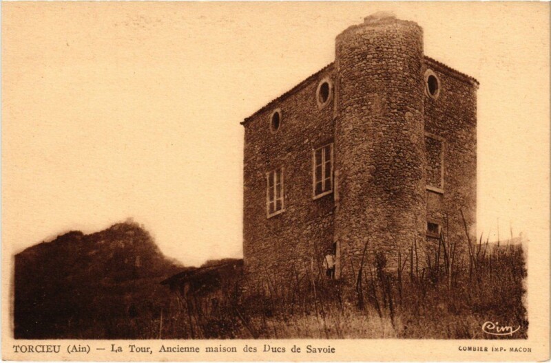 Carte postale ancienne Torcieu La Tour, Ancienne maison des Ducs France à Torcieu