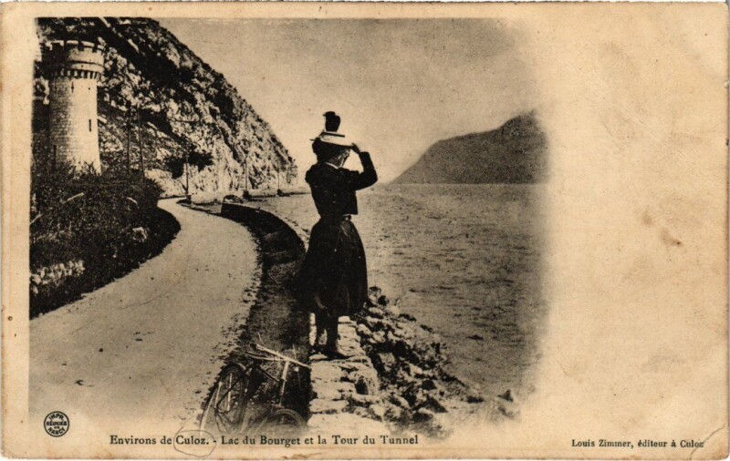 Carte postale ancienne Environs de Culoz Lac du Bourget France à Culoz