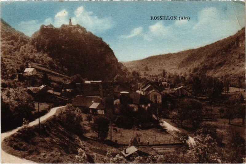 Carte postale ancienne Rossillon France à Rossillon