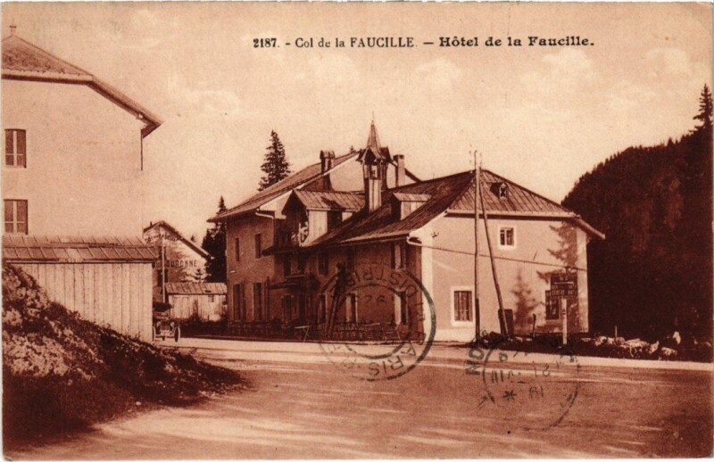 Carte postale ancienne Col de la Faucille Hotel de la Faucille France