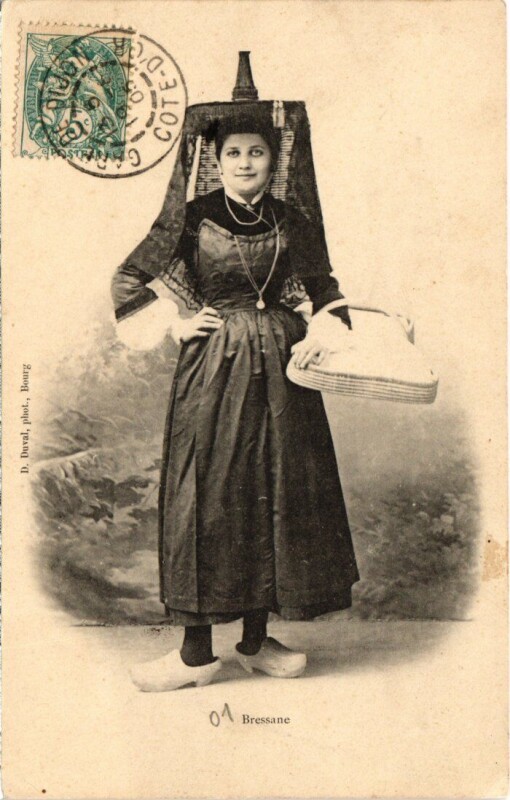 Carte postale ancienne Bressane France