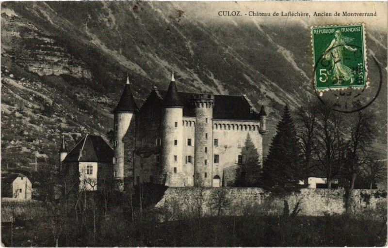 Carte postale ancienne Culoz Chateau de Laflechere France à Culoz