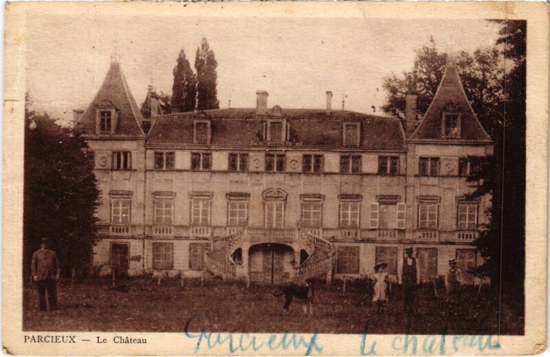 Carte postale ancienne Parcieux Le Chateau France à Parcieux