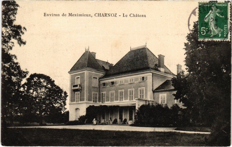 Carte postale ancienne Charnoz Le Chateau France