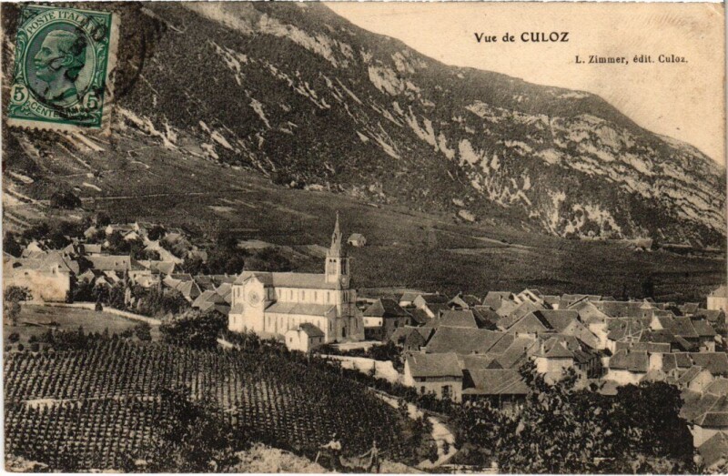 Carte postale ancienne Vue de Culoz France à Culoz