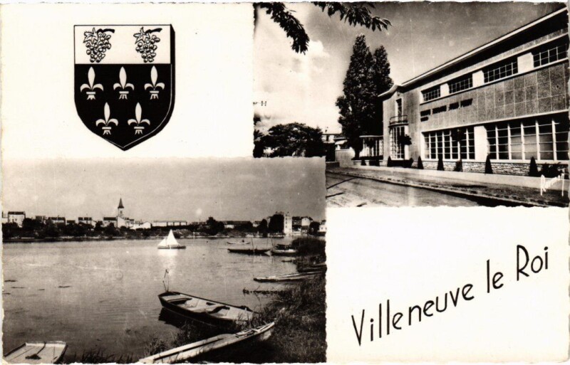Carte postale ancienne Villeneuve le Roi souvenir à Villeneuve-le-Roi