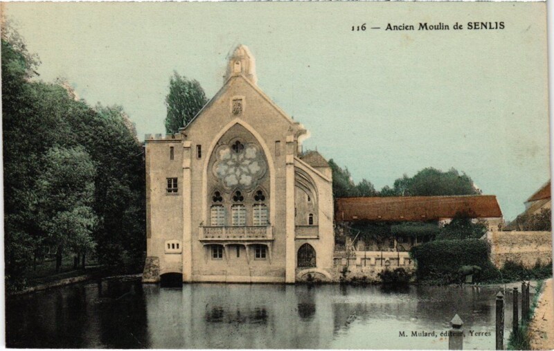 Carte postale ancienne Villeneuve Saint-Georges Moulin de Senlis à Villeneuve-Saint-Georges