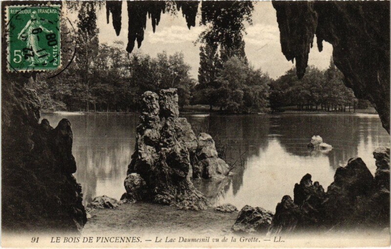 Carte postale ancienne Vincennes Lac Daumesnil à Vincennes