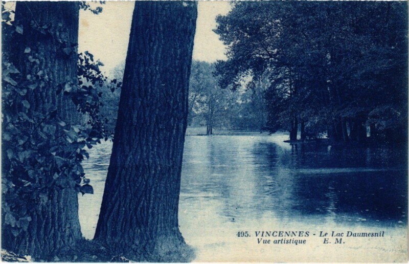 Carte postale ancienne Vincennes Lac Daumesnil à Vincennes
