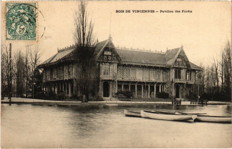 Carte postale ancienne Vincennes Pavillon des Forets à Vincennes