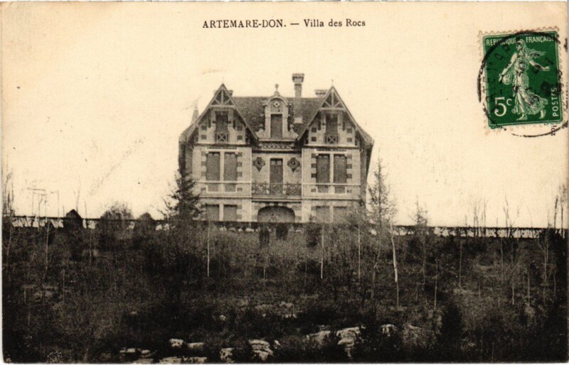 Carte postale ancienne Artemare-Don Villa des Rocs France à Artemare