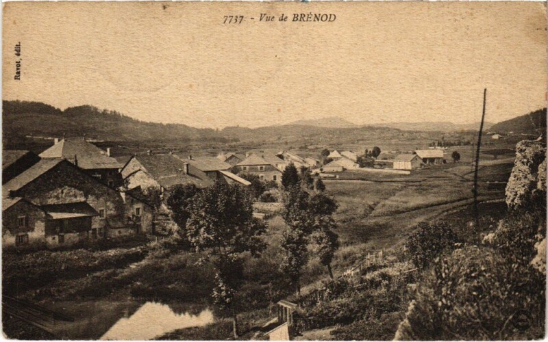 Carte postale ancienne Vue de Brenod France