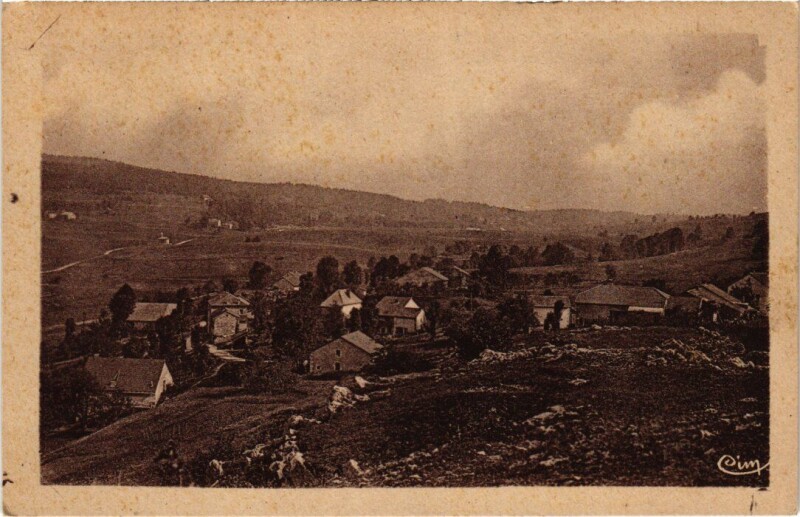 Carte postale ancienne Belleydoux Vue de Gobet France à Belley