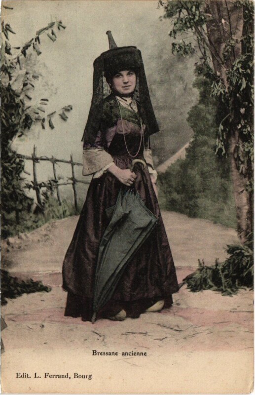 Carte postale ancienne Bressane ancienne France