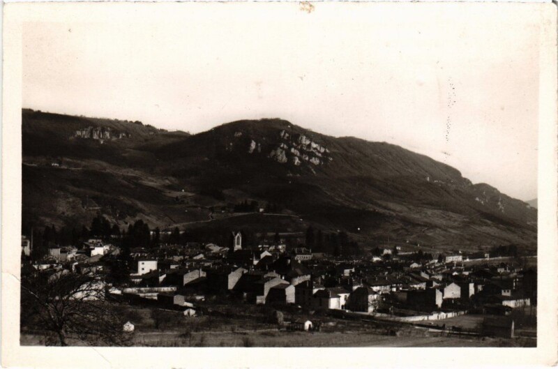 Carte postale ancienne Lagnieu Vue Generale France à Lagnieu