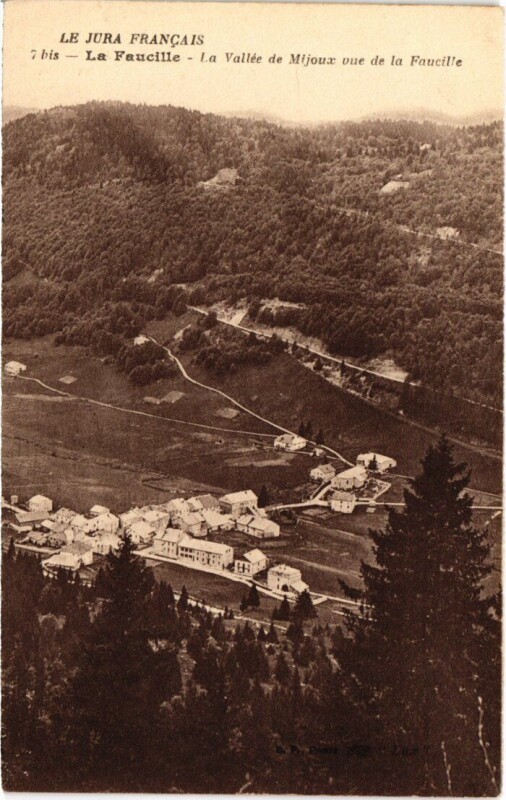 Carte postale ancienne La Faucille La Vallee de Mijoux France à Mijoux