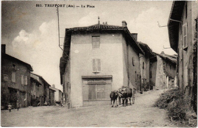 Carte postale ancienne Treffort La Place France