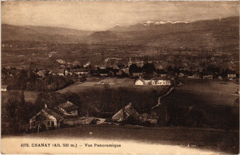 Carte postale ancienne Chanay Vue Panoramique France à Chanay