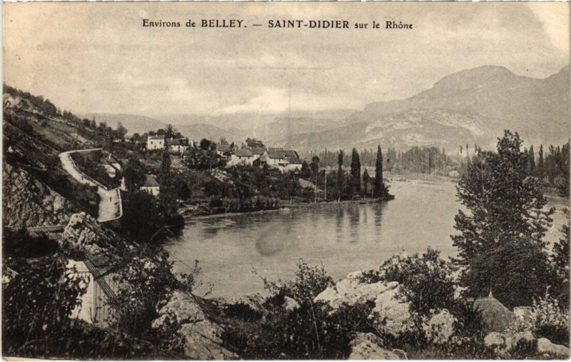 Carte postale ancienne St.Didier sur le Rhone France