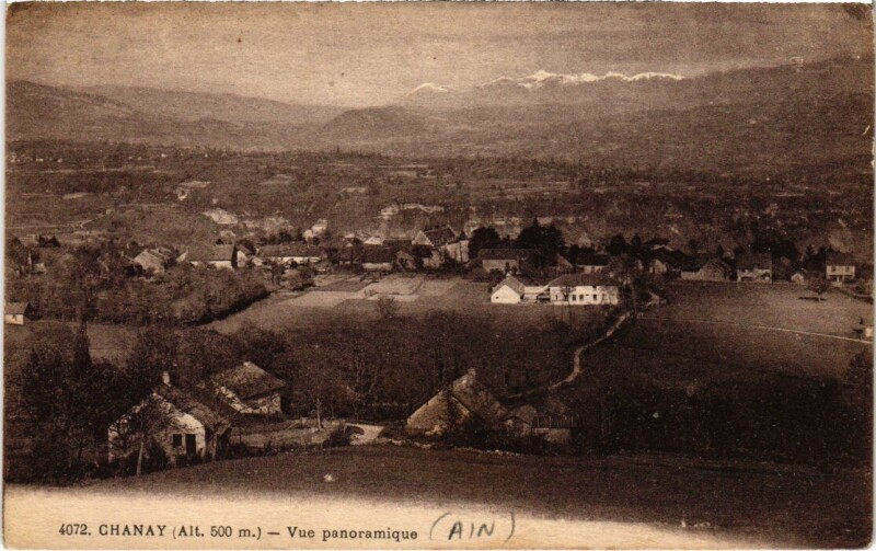 Carte postale ancienne Chanay Vue Panoramique France à Chanay
