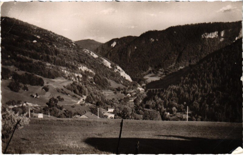 Carte postale ancienne Belleydoux La Vallee de la Semine France à Belley