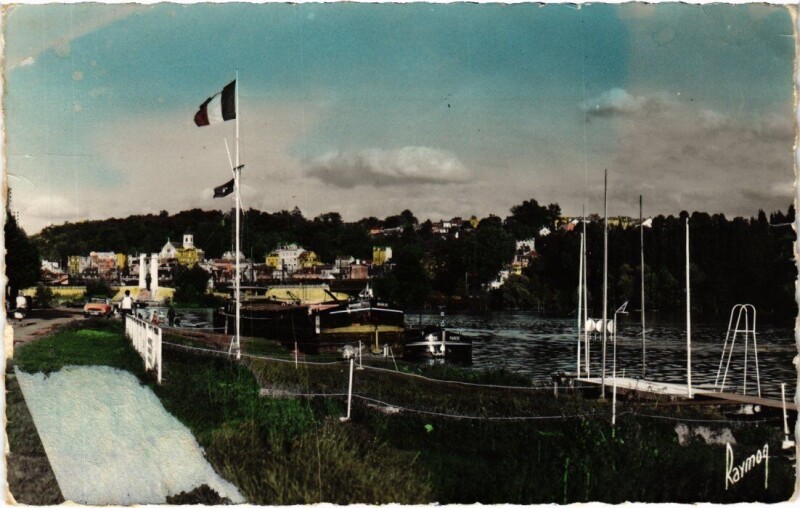 Carte postale ancienne Villeneuve le Roi Les Quais à Villeneuve-le-Roi